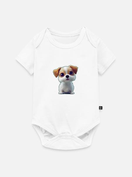 Welpe 1 - Baby Premium Kurzarmbody - Weiß