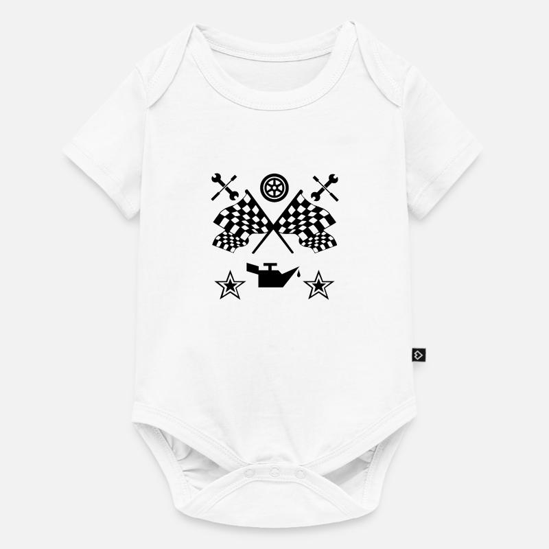 Auto - Baby Premium Kurzarmbody - Weiß