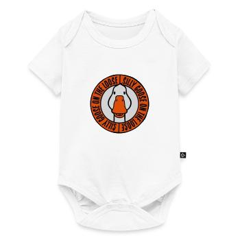 goose on the loose - Baby Premium short-sleeve bodysuit - white - Front
