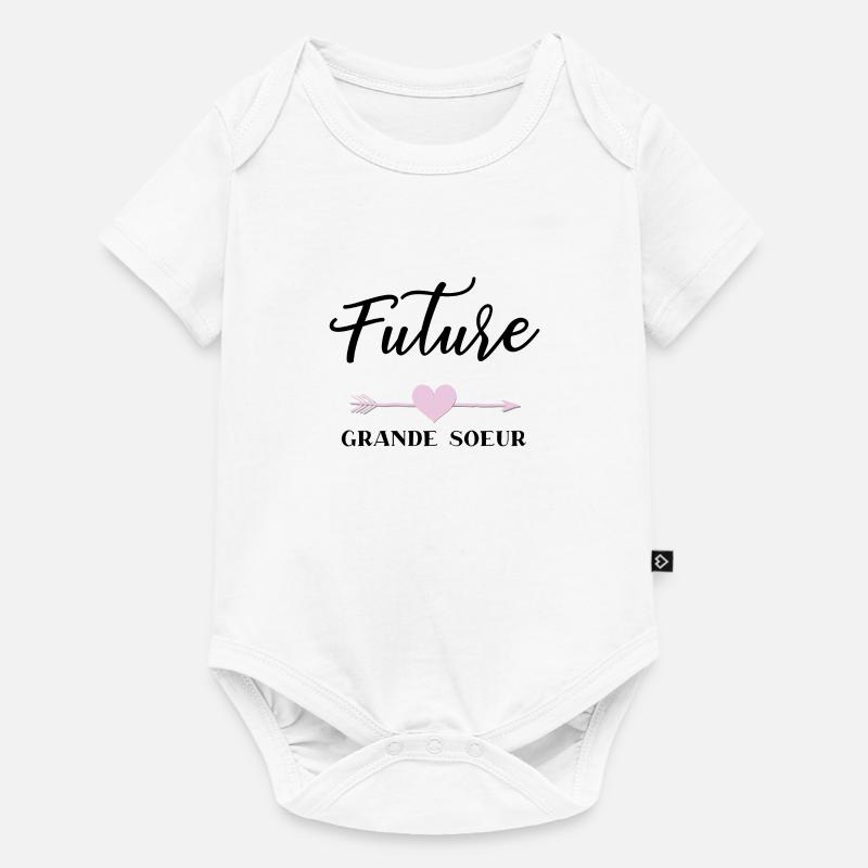 Future grande soeur - Body à manches courtes Premium Bébé - blanc