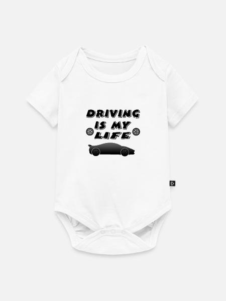 Auto - Baby Premium Kurzarmbody - Weiß