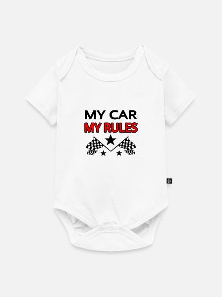Auto - Baby Premium Kurzarmbody - Weiß