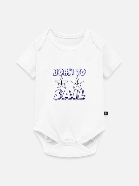 Segeln - Baby Premium Kurzarmbody - Weiß