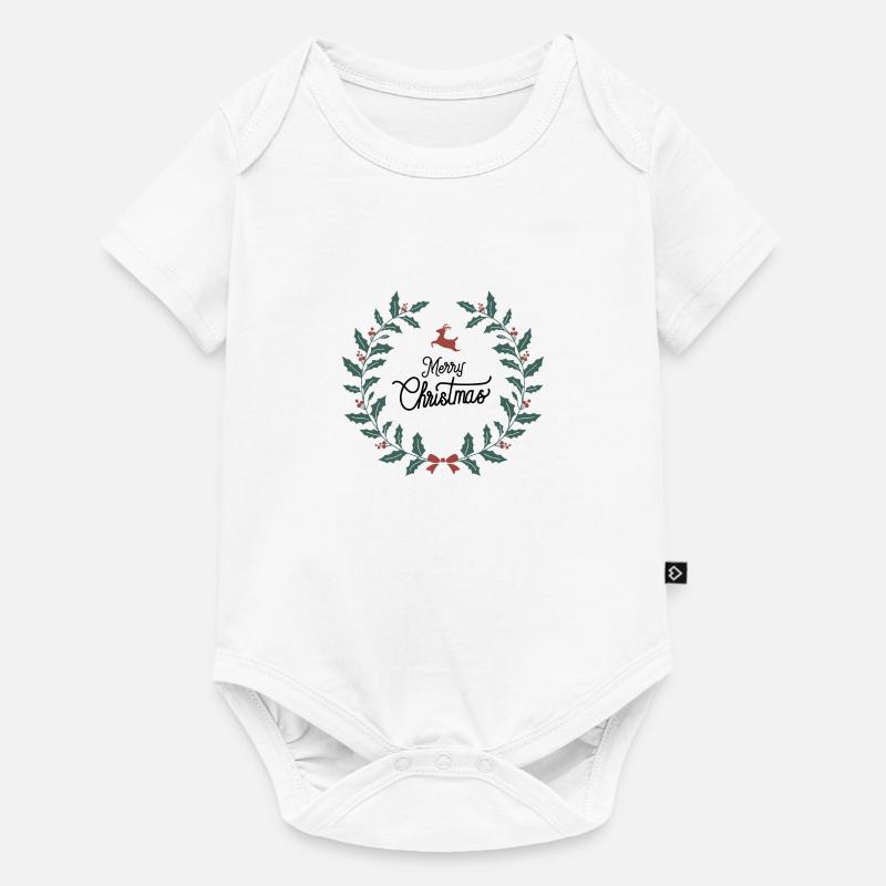 Noël1 - Body à manches courtes Premium Bébé - blanc