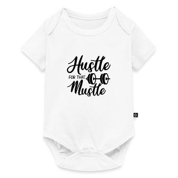 bousculade pour ce muscle - Body à manches courtes Premium Bébé - blanc - Devant
