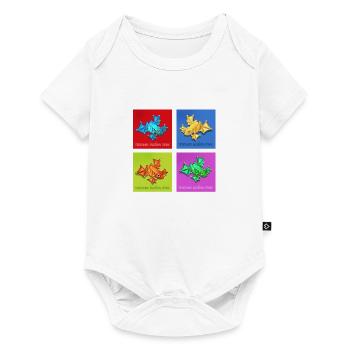 Poison dart frog - Baby Premium short-sleeve bodysuit - white - Front