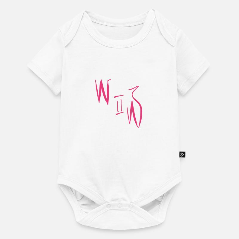 Abstraction violette - Body à manches courtes Premium Bébé - blanc