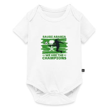 Saudi Arabia Football 2022 Saudi supporter - Baby Premium short-sleeve bodysuit - white - Front