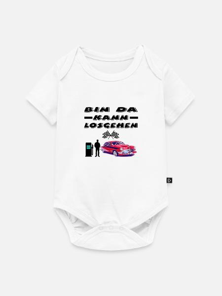 Auto - Baby Premium Kurzarmbody - Weiß