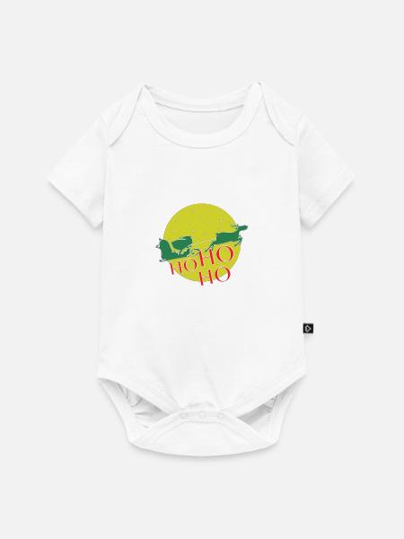 HO HO HO - Baby Premium Kurzarmbody - Weiß