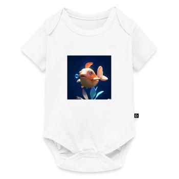 Ugly Fish - Baby Premium short-sleeve bodysuit - white - Front