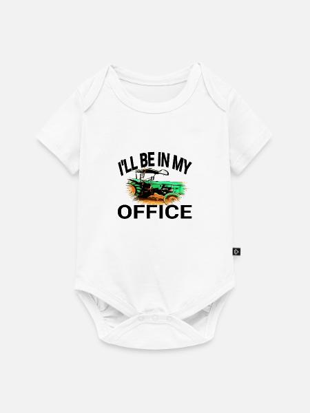 Traktor - Baby Premium Kurzarmbody - Weiß