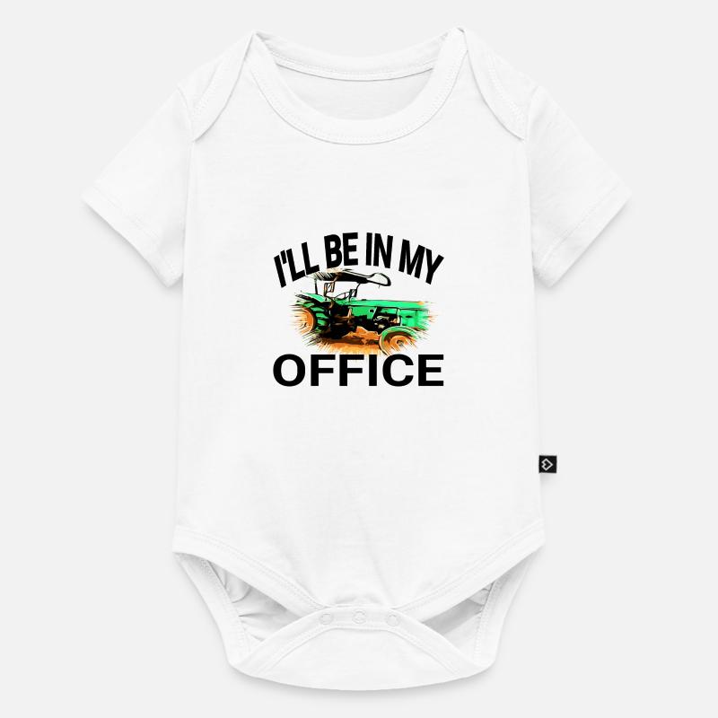Tractor - Baby Premium short-sleeve bodysuit - white
