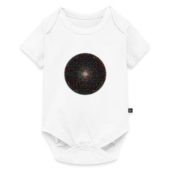 Muster - Baby Premium Kurzarmbody - Weiß - Vorne