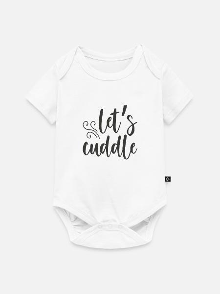 Let´s Cuddle - Baby Premium Kurzarmbody - Weiß