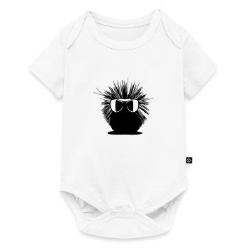 Porcupine Lunettes de soleil Mignons animaux Vector 21 - Body à manches courtes Premium Bébé - blanc - Devant