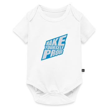 Faites-vous fier de la citation - Body à manches courtes Premium Bébé - blanc - Devant