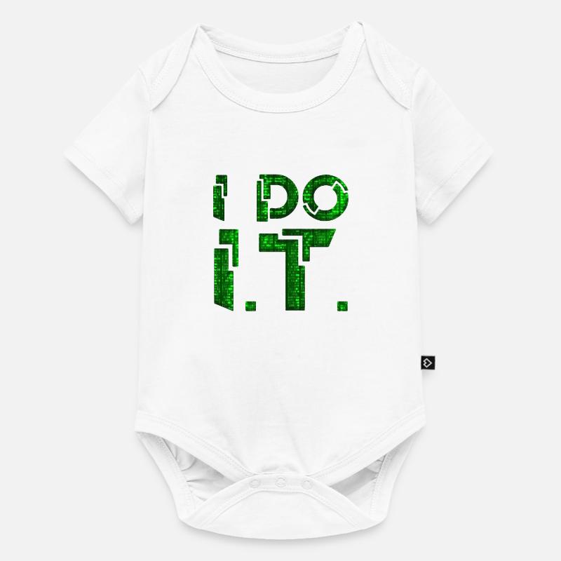 IT guy support geek computer computer geek je le fais - Body à manches courtes Premium Bébé - blanc