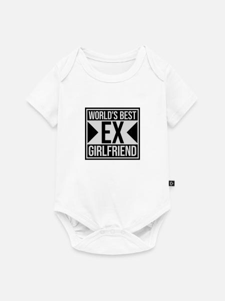 worlds best ex girlfriend - Baby Premium Kurzarmbody - Weiß
