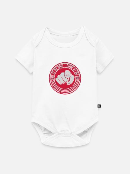 come at me bro - Baby Premium Kurzarmbody - Weiß