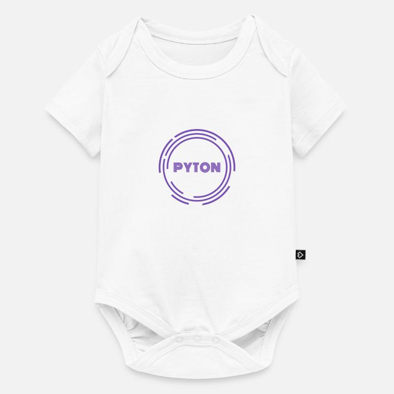 Python - Baby Premium Kurzarmbody - Weiß