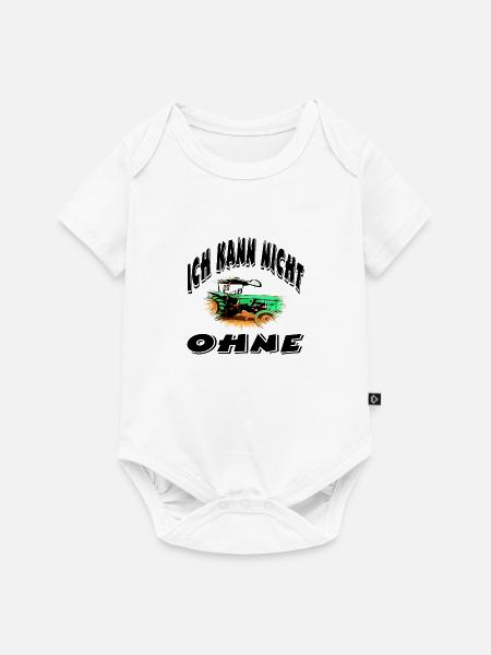 Traktor - Baby Premium Kurzarmbody - Weiß