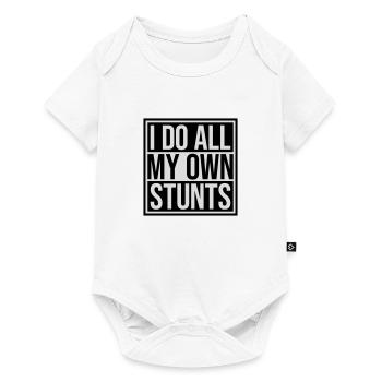 Toutes mes propres cascades - Body à manches courtes Premium Bébé - blanc - Devant