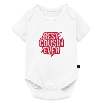 best cousin ever quote - Baby Premium short-sleeve bodysuit - white - Front