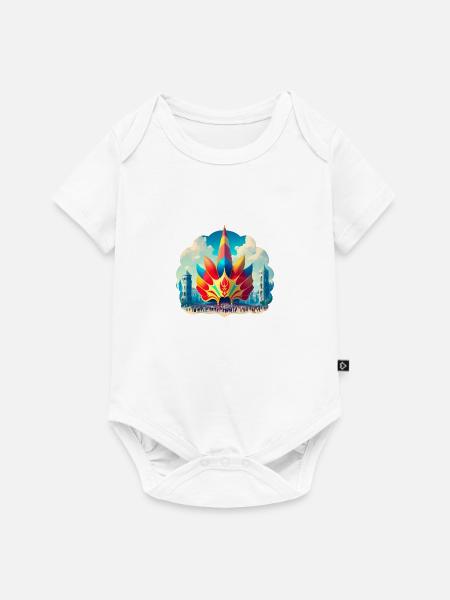Karneval - Baby Premium Kurzarmbody - Weiß