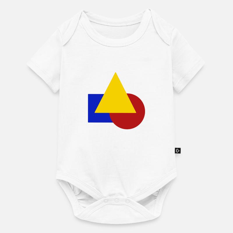 Géométrique - Body à manches courtes Premium Bébé - blanc