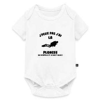 J’peux pas j’ai plongée - Body à manches courtes Premium Bébé - blanc - Devant