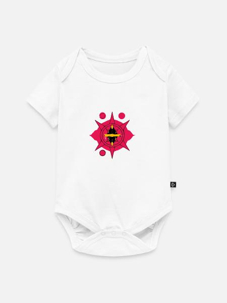 Roter heiliger Talisman - Baby Premium Kurzarmbody - Weiß