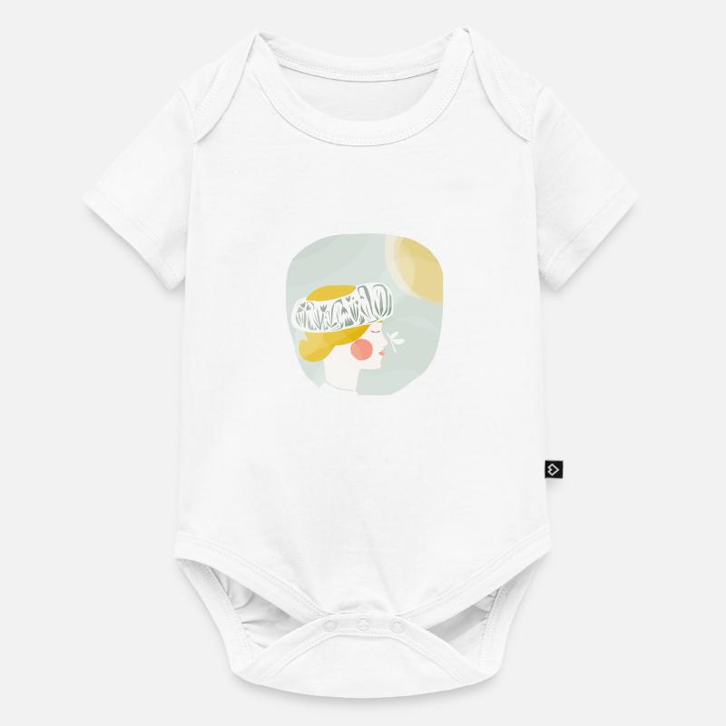Soleil de printemps - Body à manches courtes Premium Bébé - blanc