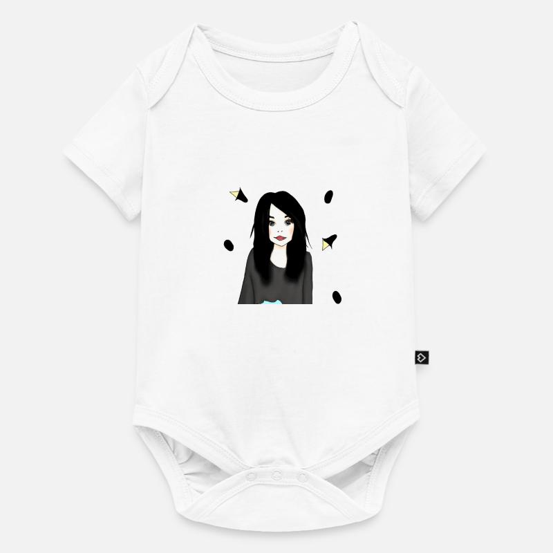 Mia Magic - Baby Premium Kurzarmbody - Weiß