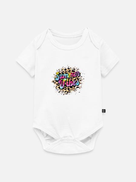 Summer - Baby Premium Kurzarmbody - Weiß