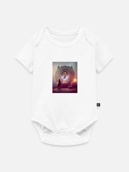 "Der Spiegel" - Baby Premium Kurzarmbody - Weiß