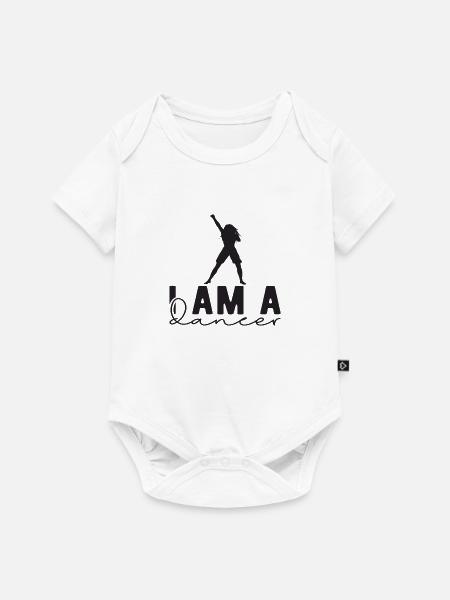I am a Dancer - Baby Premium Kurzarmbody - Weiß