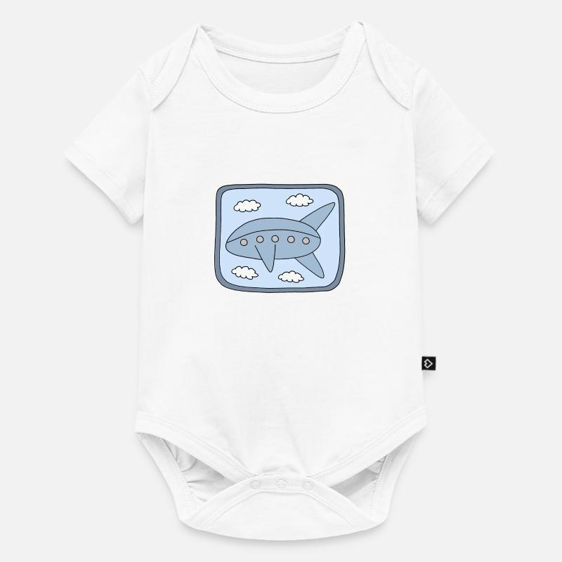 Luftschiff Design - Baby Premium Kurzarmbody - Weiß