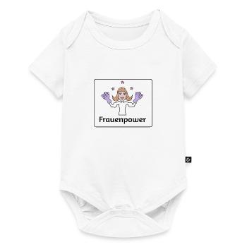Frauenpower - Baby Premium Kurzarmbody - Weiß - Vorne