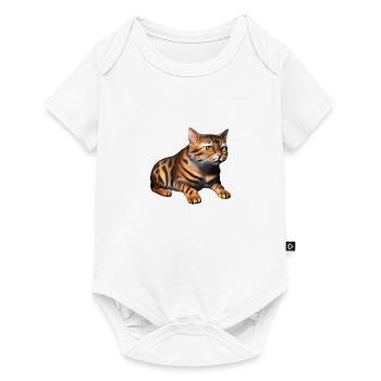 Bengal cat cat kitten cat owner tomcat - Baby Premium short-sleeve bodysuit - white - Front