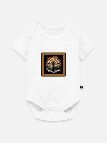 Drummer flash - Baby Premium Kurzarmbody - Weiß