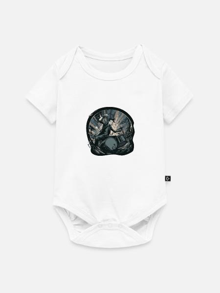 Drums crazy - Baby Premium Kurzarmbody - Weiß