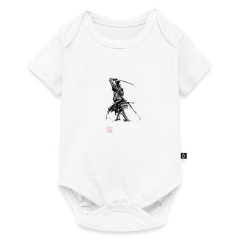 Samurai on guard 02 - Baby Premium short-sleeve bodysuit - white - Front