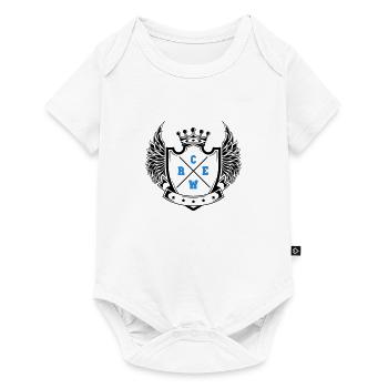 crew - Baby Premium Kurzarmbody - Weiß - Vorne