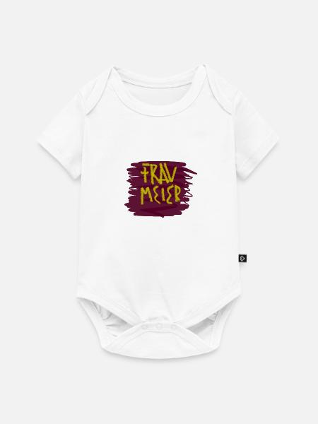 Abschiedsgeschenk für Frau Meier - Baby Premium Kurzarmbody - Weiß