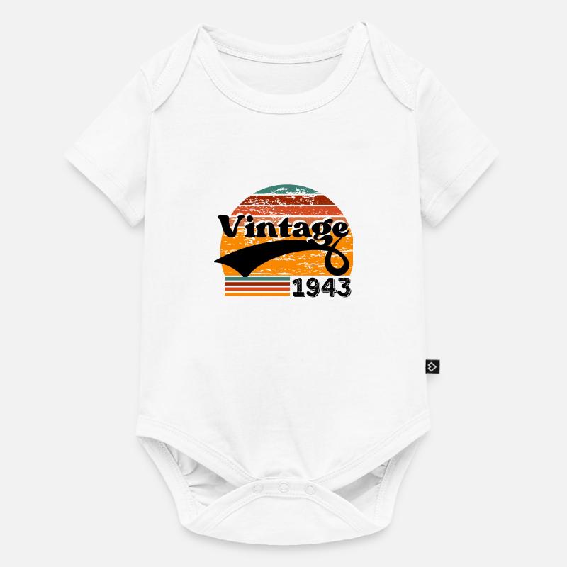 Vintage 1943 - Body à manches courtes Premium Bébé - blanc