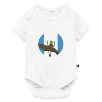 Guatemala Guatemalan Flagge DNA I Geschenk - Baby Premium Kurzarmbody - Weiß - Vorne