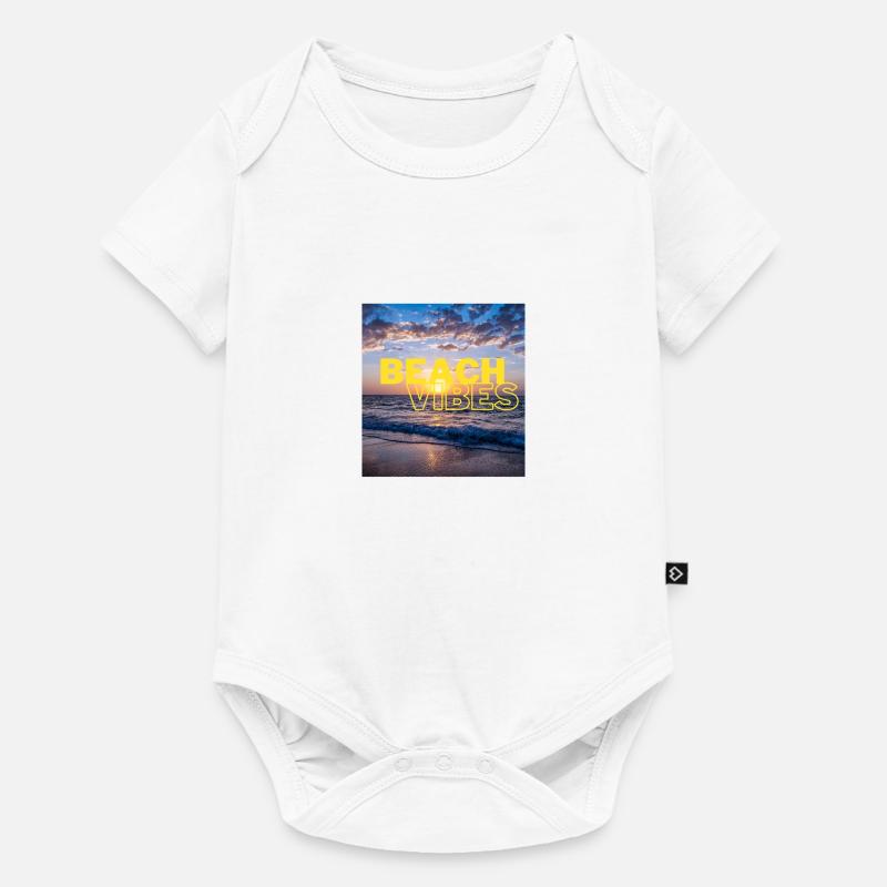 Plage 24 - Body à manches courtes Premium Bébé - blanc