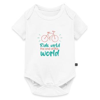 Ride untile the end of the world - Baby Premium short-sleeve bodysuit - white - Front