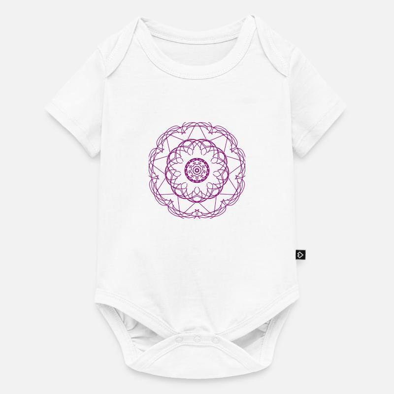 Muster - Baby Premium Kurzarmbody - Weiß